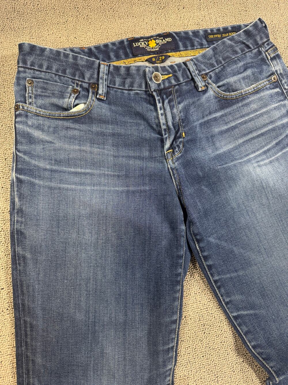 Lucky Brand Sweet Jean Boot Jeans Women's 8/29 Ankle Bootcut Blue Y2K